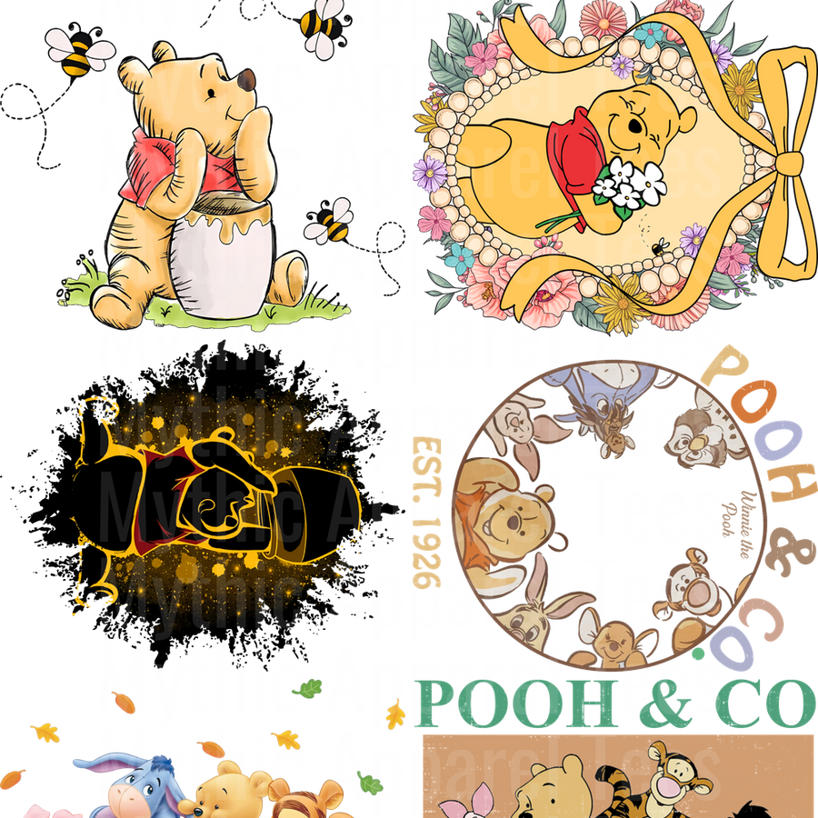 POOH GANG SHEET 10 FULL SIZE IMAGES