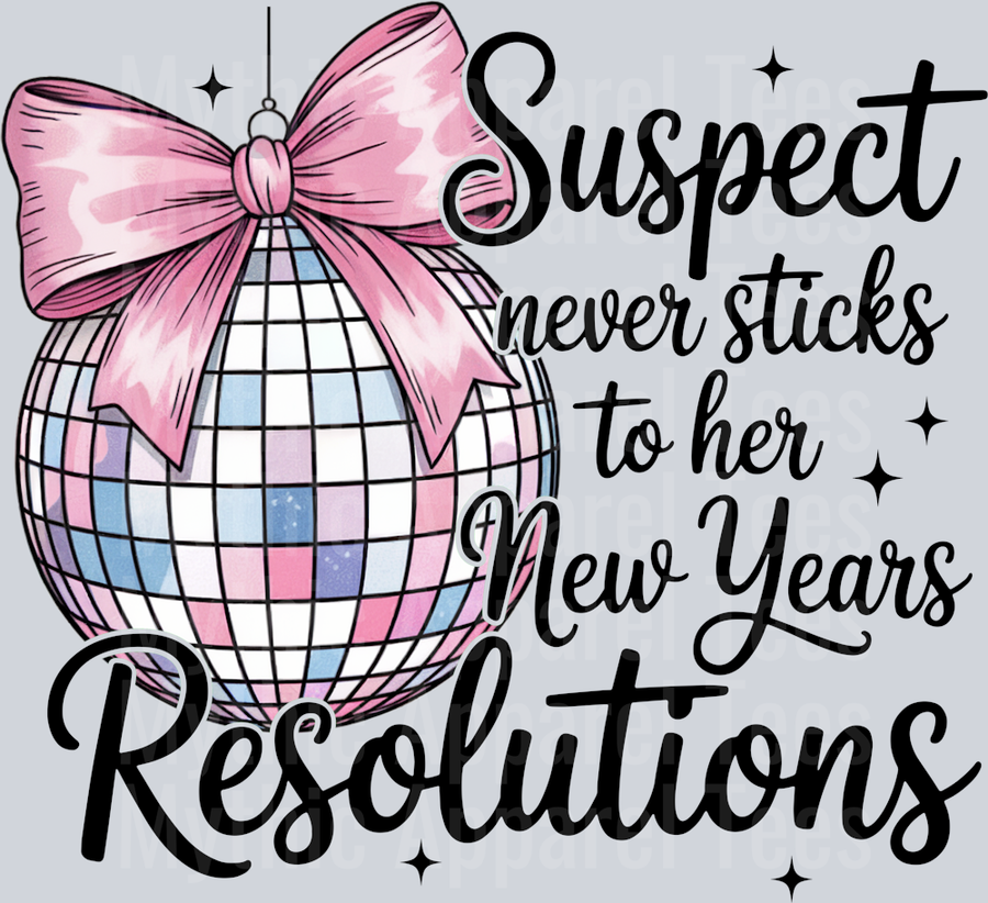 Suspect never sticks to her new years 2026