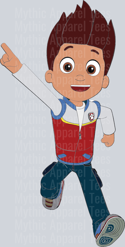 Ryder Running DTF Paw Patrol Transfers