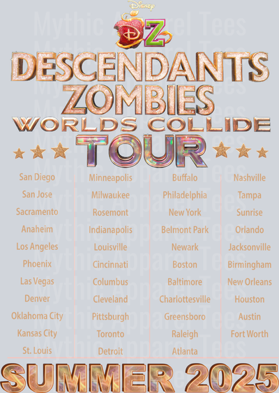 OR 10072025 VTN Descendants Zombies World Tour  back