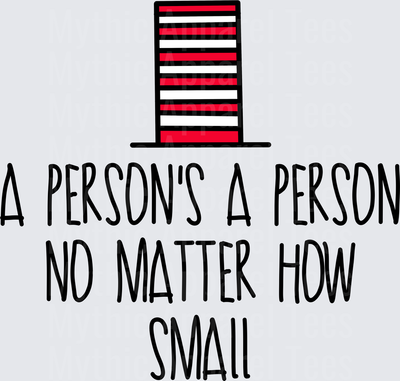 DR Seuss Cat in the Hat A Person's A Person No Matter How Small