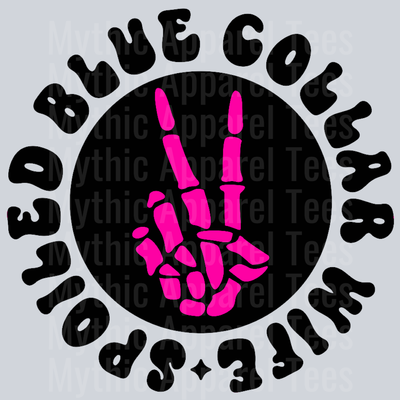 Color Spoiled Blue Collar Wife Pocket