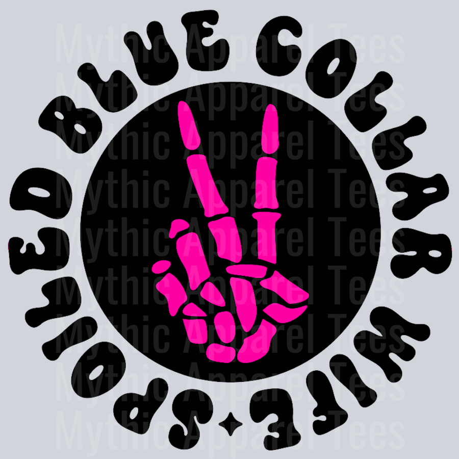Color Spoiled Blue Collar Wife Pocket