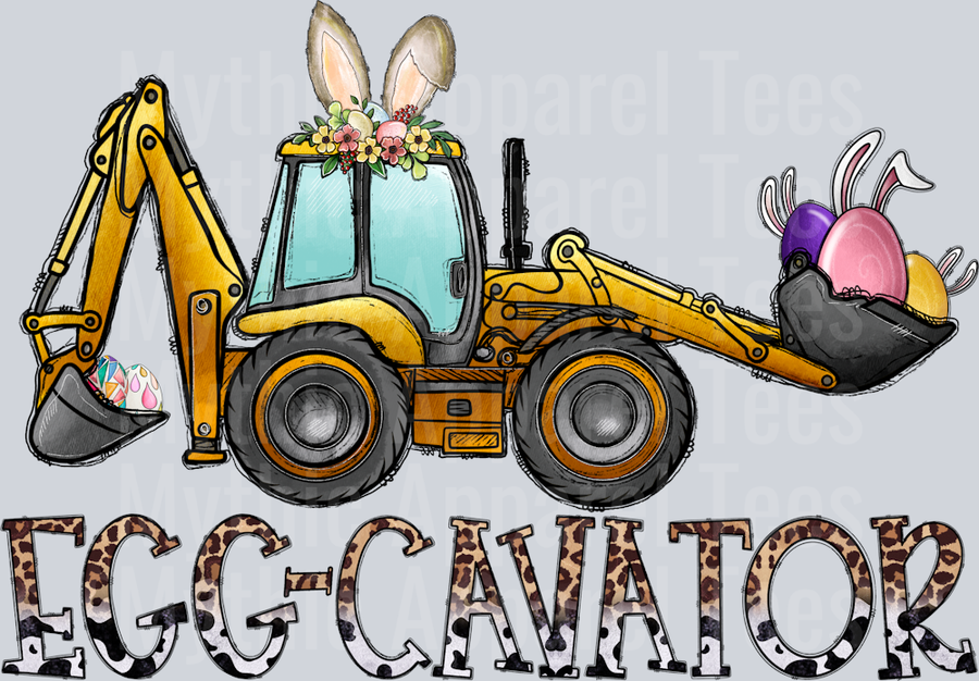 EggCavator Blue Collar Western Easter