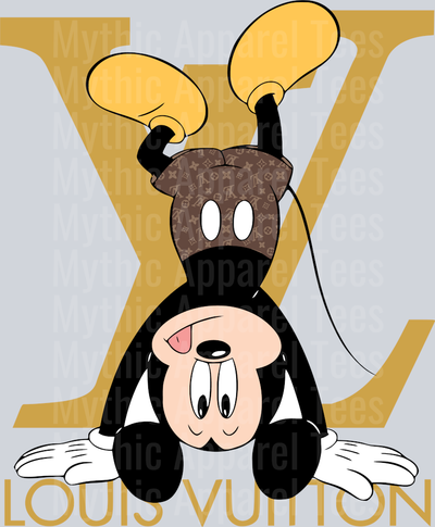 Mickey Mouse Handstand Disney LV Shirt DTF Luis Vuitton Transfers