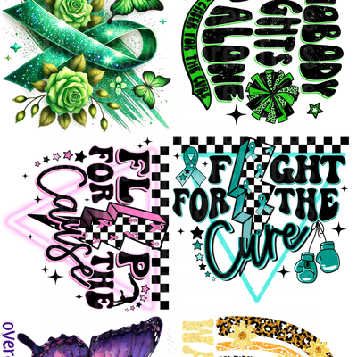 AWARENESS VARIETY 2 GANG SHEET 10 FULL SIZE IMAGES
