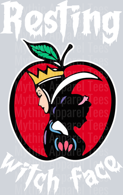 Resting witch face DTF Disney Villains Transfers