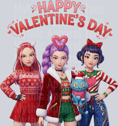 K-Pop Demon Hunters HUNTERX Valentines Day Transfers