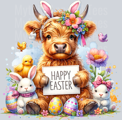 Easter Highland Cow