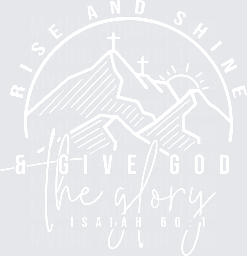 Bold Distressed Faith Cross Graphic with Inspirational Religious Typography