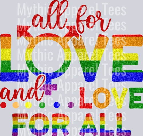 All for love and love for all LGBTQ+ Transfer