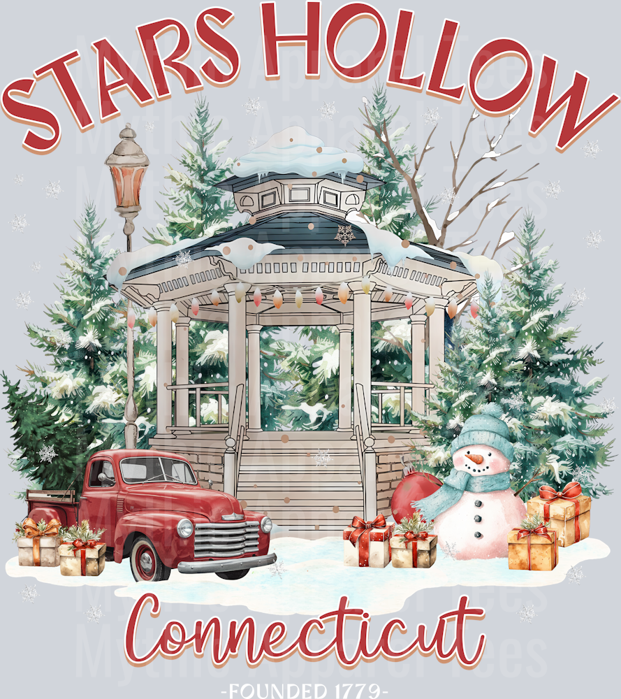 OR 6112024 VTN Stars Hollow Est 1779 Connecticut Christmas
