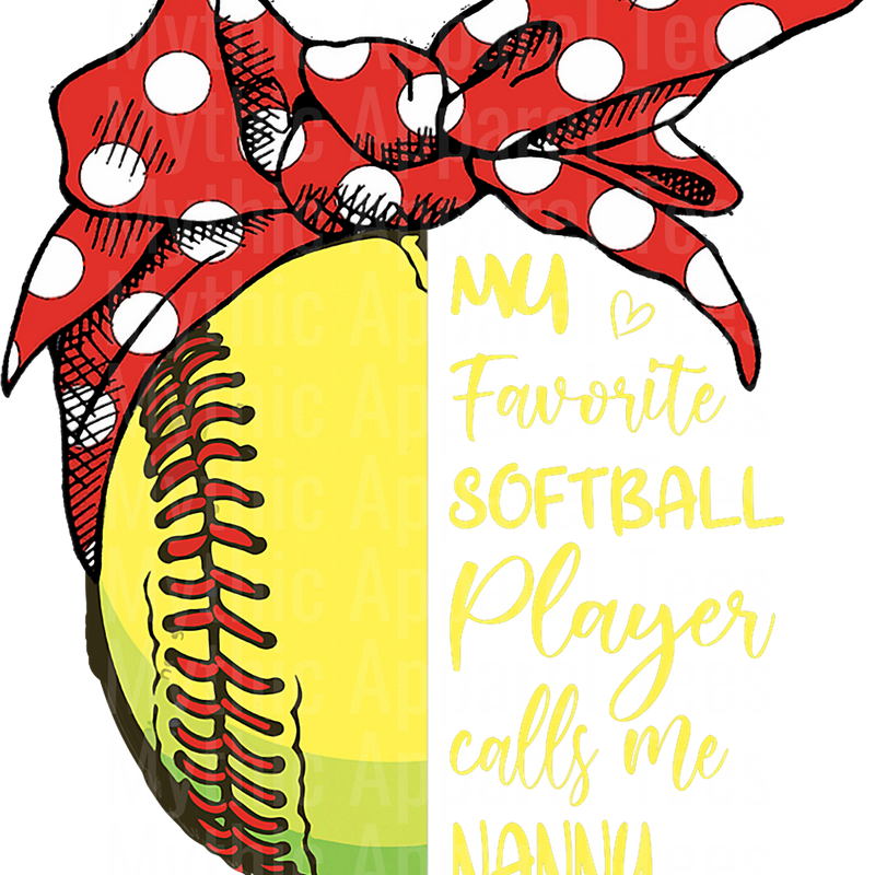 Softball DTF Transfer