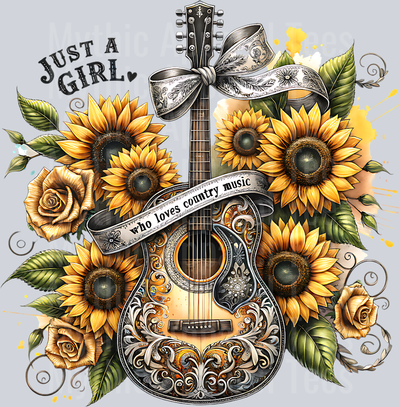 JUST A GIRL WHO LOVES COUNTRY MUSIC PNG