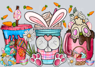 Easter Drink Coffee Bunny Ears