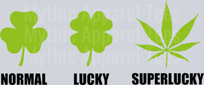 Normal Lucky Superlucky weed plant DTF Weed Transfers