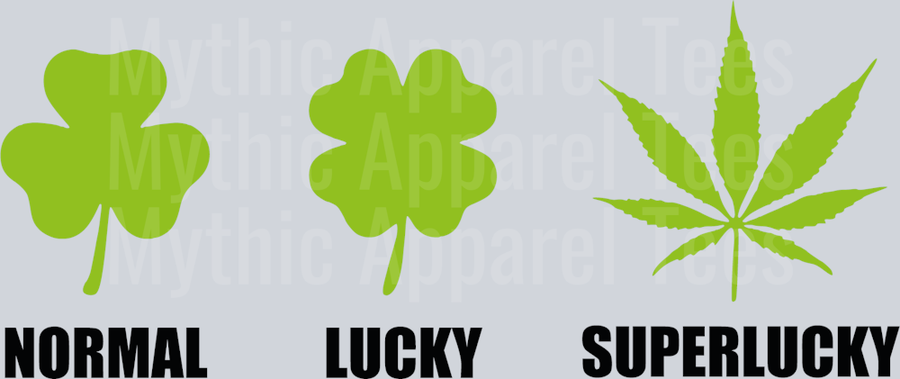 Normal Lucky Superlucky weed plant DTF Weed Transfers