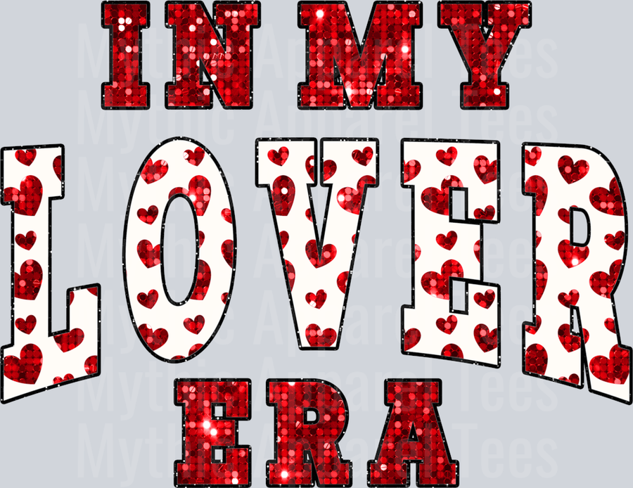 In My Lover Era Wavy Retro Funny Designs Valentines Day
