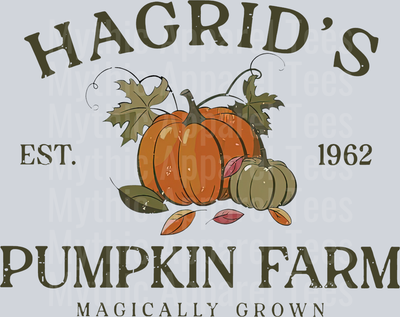 Harry Potter Hagrid_s Pumpkin Patch White tok296-8-12-09