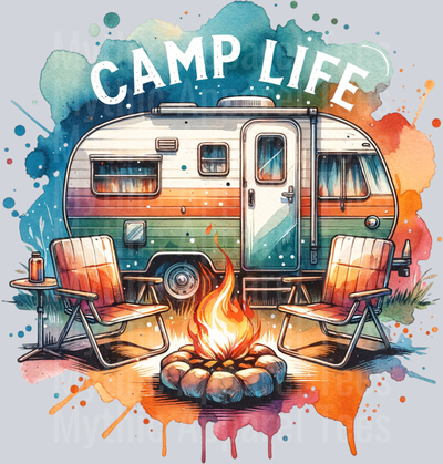 Camp Life 13 DTF Camping Transfers