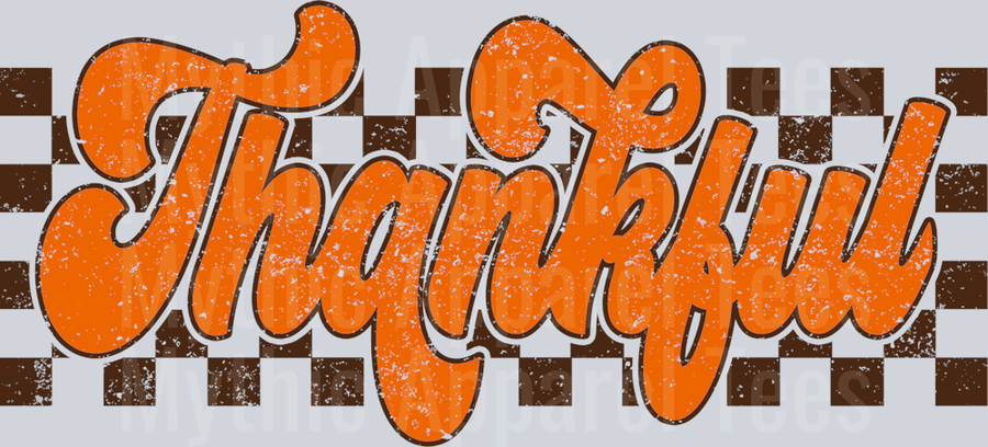 Checkered Thankful