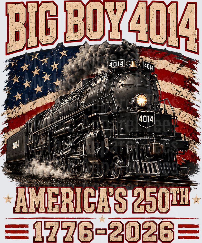 Trains Big Boy 4014 Steam Locomotive America's 250th 1776-2026