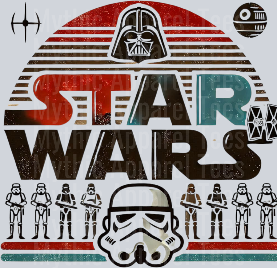 Storm Troopers with Darth Vader DTF Star Wars Transfers