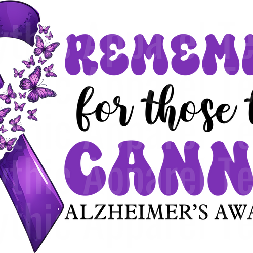 Alzheimer's Awareness DTF Transfer