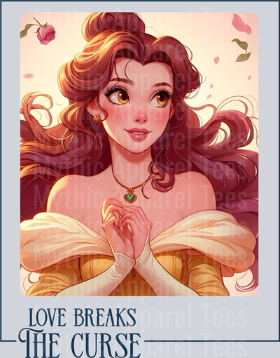 Love breaks the curse Disney Princess Princess Aurora Sleeping Beauty Anime Style Taylor Swift Lyrics