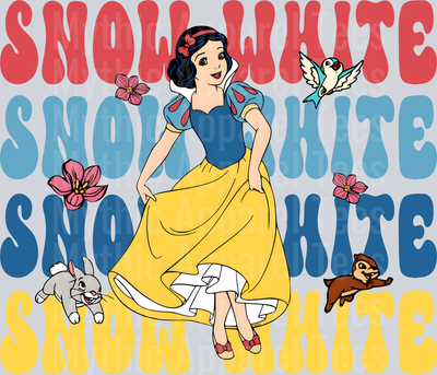 Snow White DTF Disney Transfers