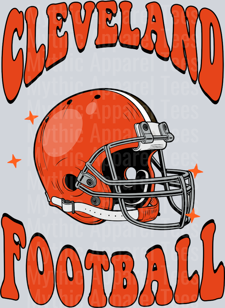 AZ1322 NFL FOOTBALL Cleveland Browns football custom