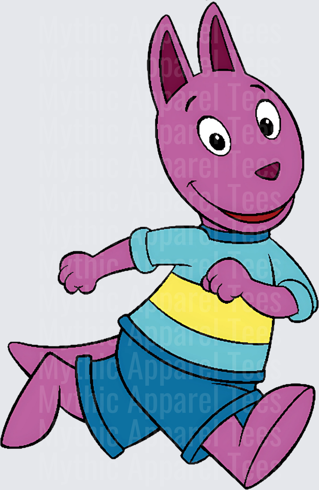 Austin the Backyardigans Purple Kangaroo Running Pose