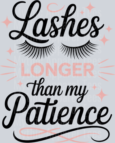 Lashes LONGER than my Patience