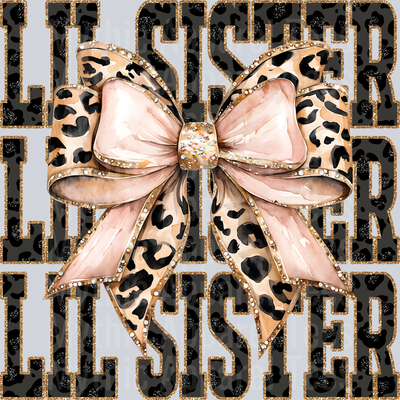 Leopard Bow Little Sister