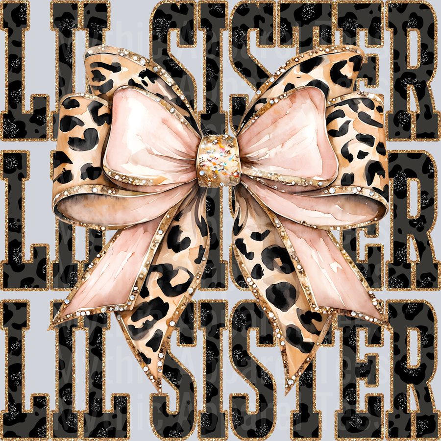 Leopard Bow Little Sister