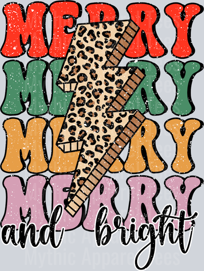 MERRY AND BRIGHT 2 DISTRESSED