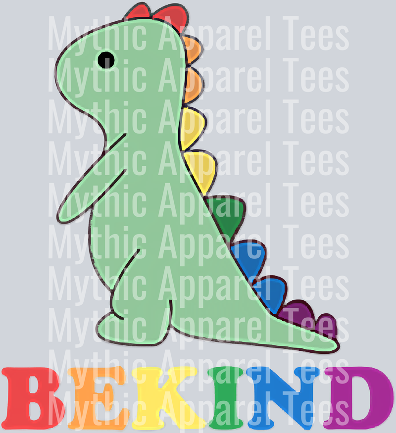 Be kind dinosaur LGBTQ+ Transfer