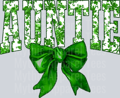 Green Toile Auntie