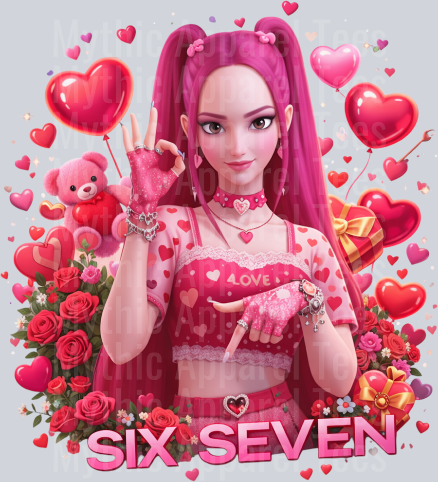 6 7 K-Pop Demon Hunters DemonX Valentines Day Transfers