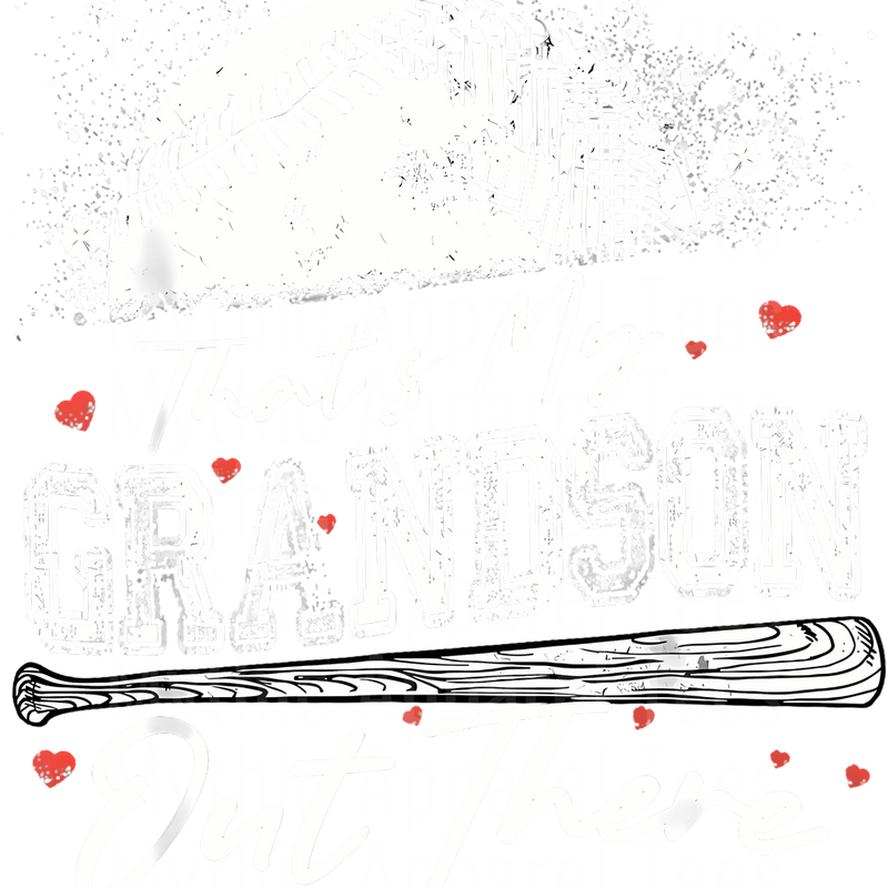 Grandma Grandpa Grandparents Baseball DTF Transfer