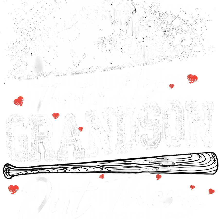 Grandma Grandpa Grandparents Baseball DTF Transfer