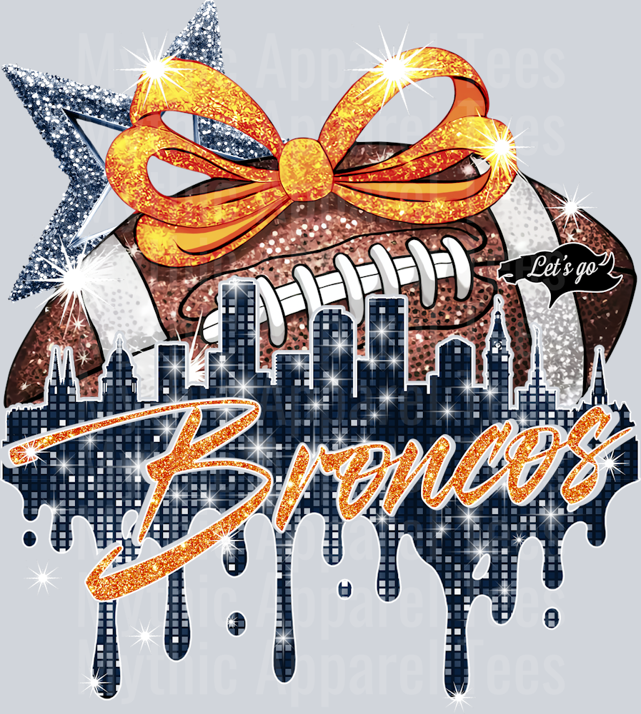AZ1365 NFL Football Denver Broncos