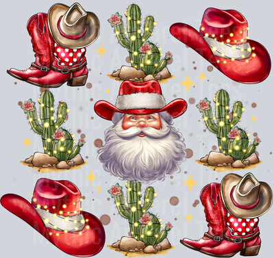 Coqueata Santa Cowboy Christmas