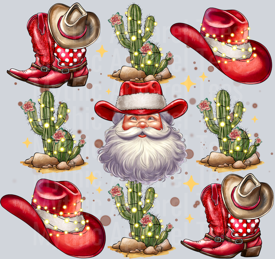 Coqueata Santa Cowboy Christmas