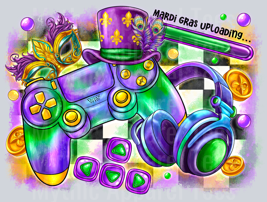 Mardi Gras Uploading Game