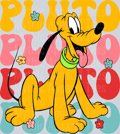 Pluto DTF Disney Transfers