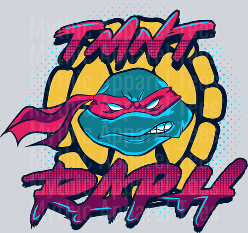 TMNT Raphael Red 2 DTF Teenage Mutant Ninja Turtles Transfers