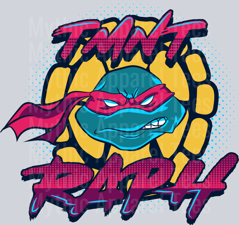 TMNT Raphael Red 2 DTF Teenage Mutant Ninja Turtles Transfers