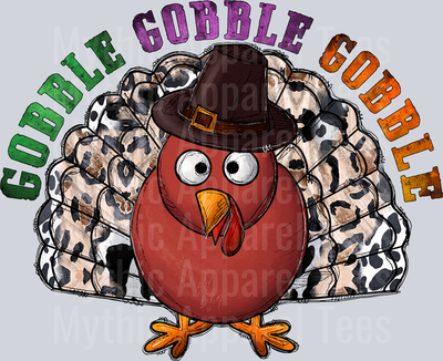 Gobble Gobble Gobble Thanksgiving Turkey