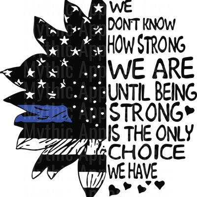 Police Officer Blue Line Back The Blue Transfers